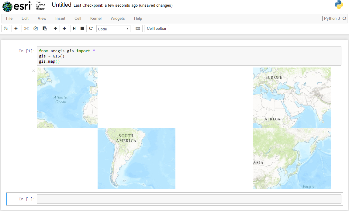 ArcGIS API for Python - Broken Basemap